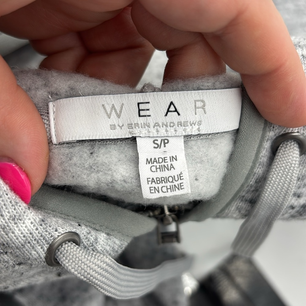 WEAR by Erin Andrew’s Penn State Speckle Double-Hit Raglan Full-Zip Hoodie - Picture 6 of 7